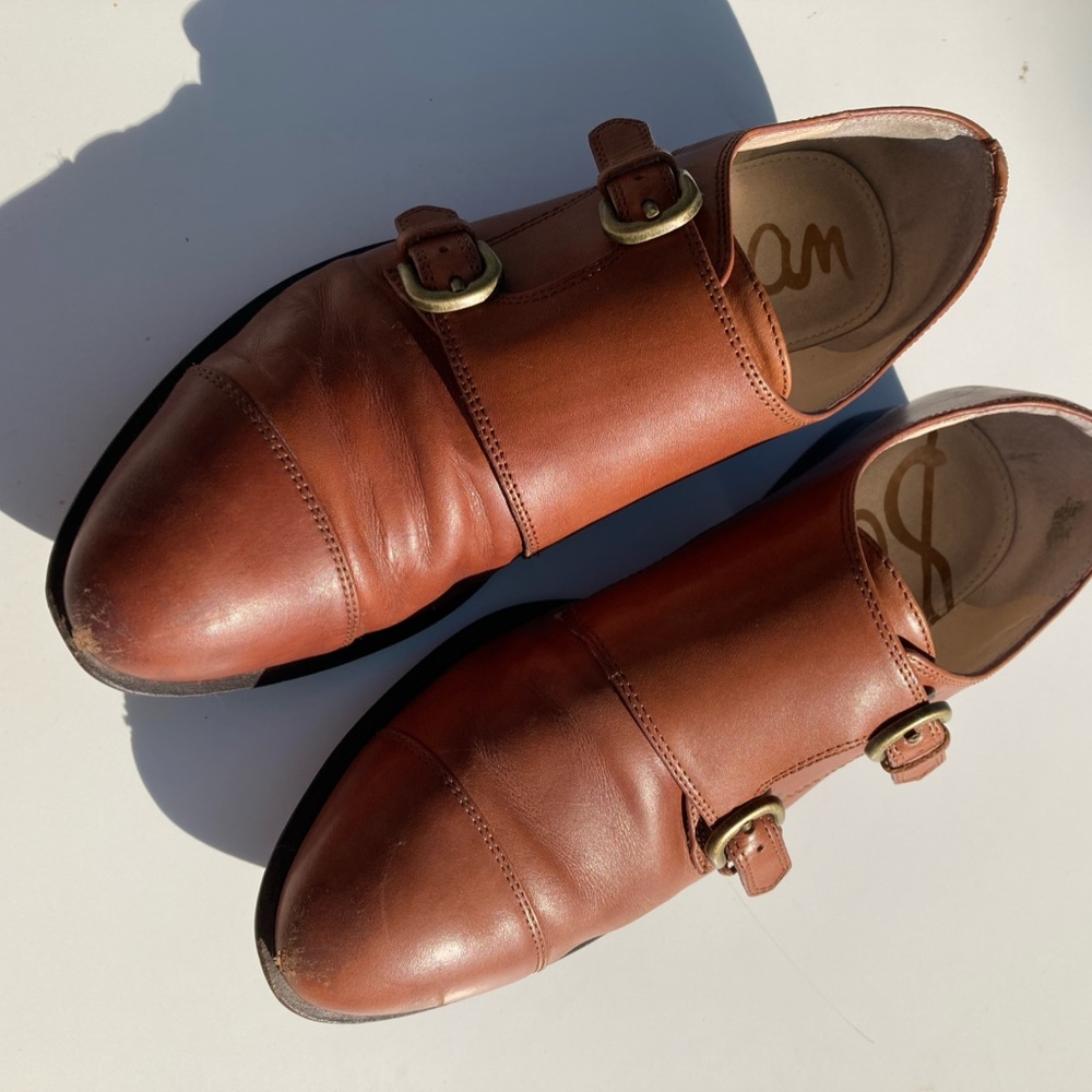 Sam Edelman Monk Strap Cap Toe Oxford